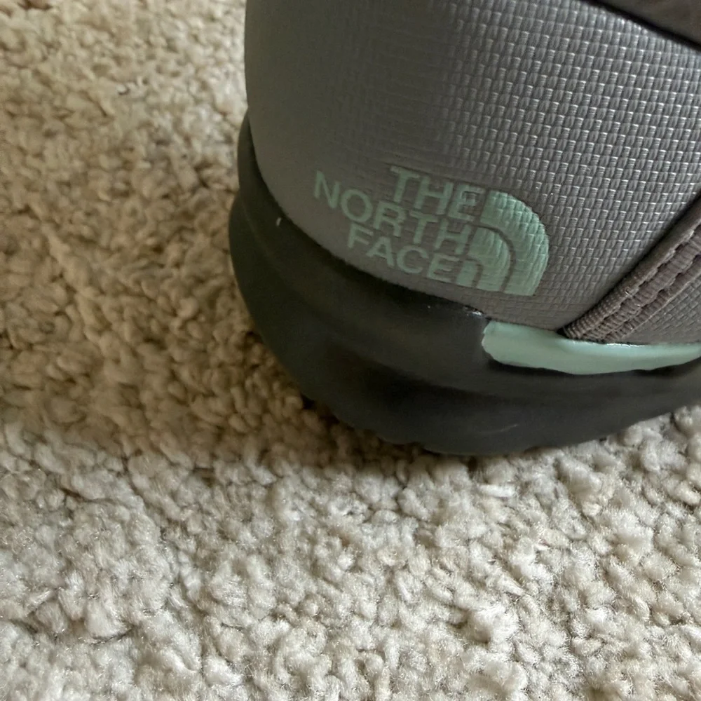 The North Face Women’s Thermoball Microbaffle Gray Winter Boots- Size 7
